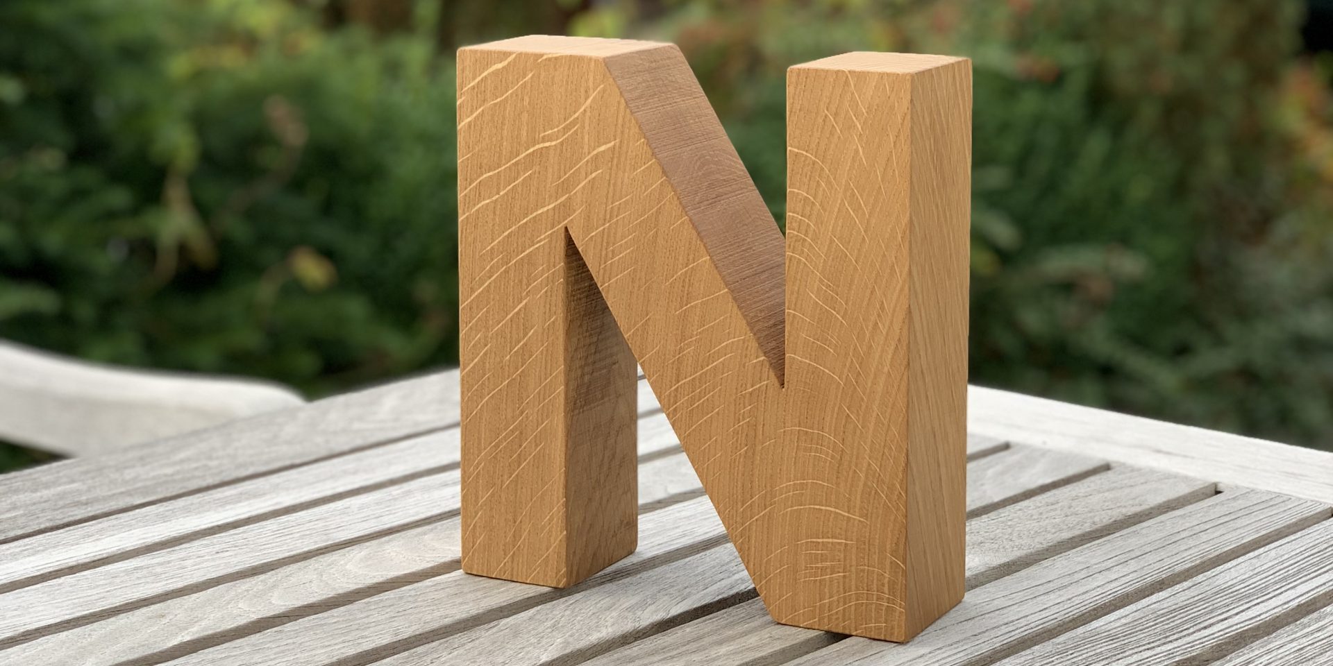 Extraholz-Holzbuchstaben