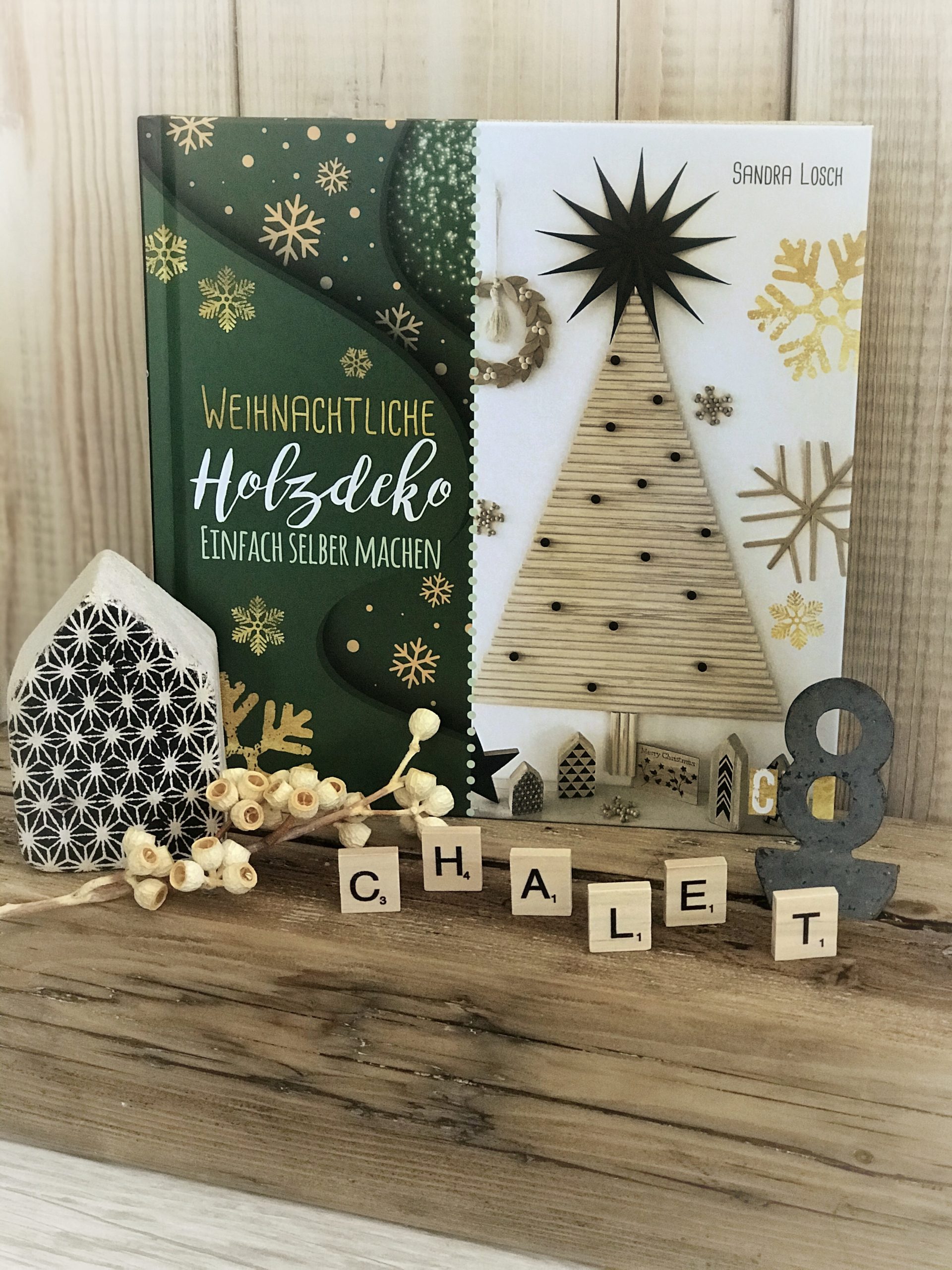 Weihnachtliche Holzdeko von Sandra Lorch