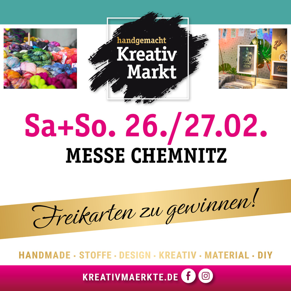 Freikarten Kreativmarkt Chemnitz